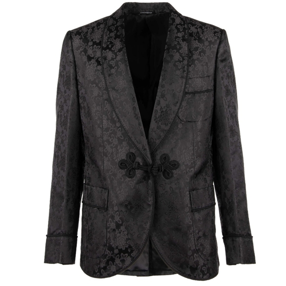 NWT Dolce & Gabbana Floral Jacquard Silk Blazer - Picture 3 of 7